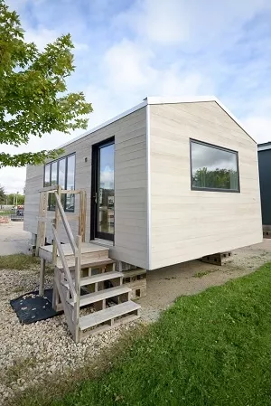 nuetral colored tiny house